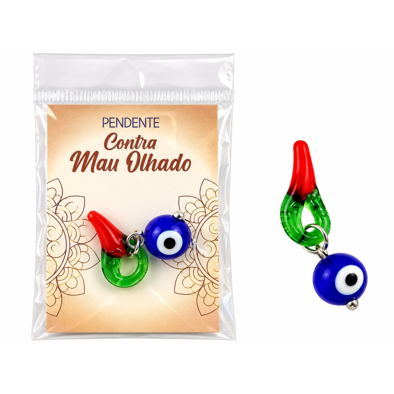 Amuletă împotriva deochiului cu Higa și ochi turcesc - 3,5 cm-AMULETE-HOSTENATURA