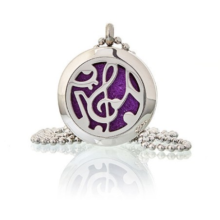 Collar difusor de aromaterapia 25mm - Nota musical  - 1