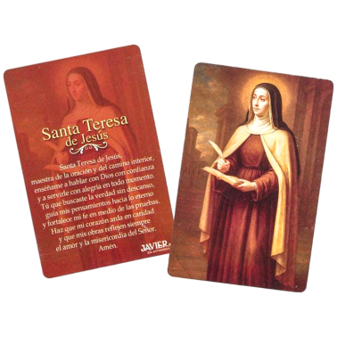 Estampa Santa Teresa de Jesús 6x9cm