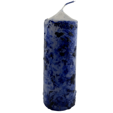 Imperial Indigo Kruidenkaars - Esoterische Kaars 17x6cm - Reiniging, Zuivering en Energiebescherming