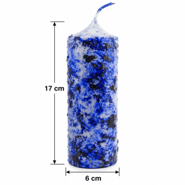 Imperial Indigo örtljus - Esoteriskt ljus 17x6cm - Rengöring, rening och energiskydd