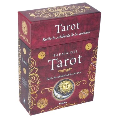 Baraja del Tarot con Libro Guía - 80 Cartas y Manual de Interpretación - Tikal Ediciones