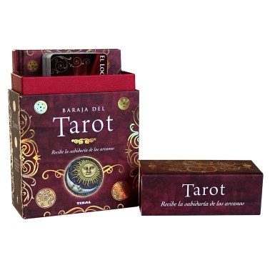Baraja del Tarot con Libro Guía - 80 Cartas y Manual de Interpretación - Tikal Ediciones