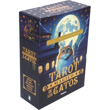 猫の魔法のタロット - ガイドブック付き40枚組デッキ - ティカル・エディションズ