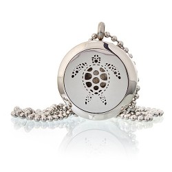 Aromatherapie diffuser ketting 25 mm - Schildpad