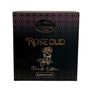 Incienso Árabe Bakhoor Rose Oud AUM Fragrances Private Edition - 40gr