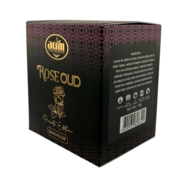 Incienso Árabe Bakhoor Rose Oud AUM Fragrances Private Edition - 40gr