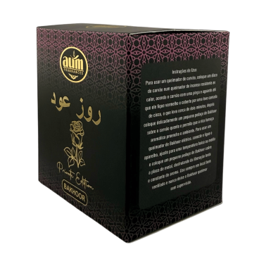 Incienso Árabe Bakhoor Rose Oud AUM Fragrances Private Edition - 40gr