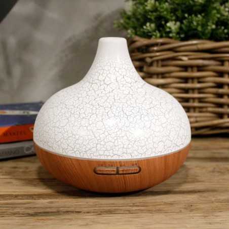 Diffusore di aromi Santorini - Effetto conchiglia - USB - Cambio di colore - Timer  - 2