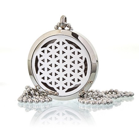 Collar difusor de aromaterapia 30mm - Flor de la Vida  - 4