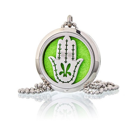 Collar difusor de aromaterapia 30mm - Mano de Fatima  - 1