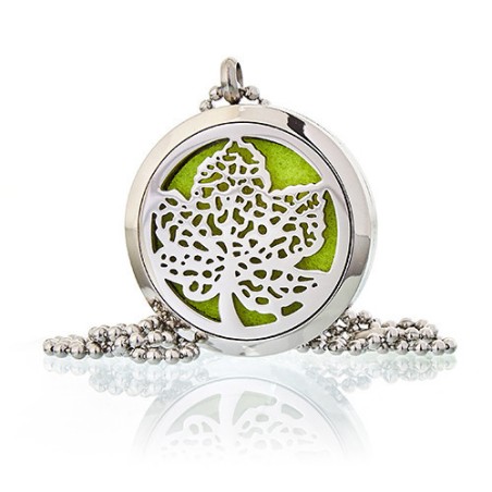 Collar difusor de aromaterapia 30mm - Hoja  - 1