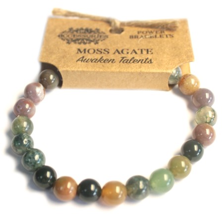 Brazalete de Energía - Ágata de musgo  - 1