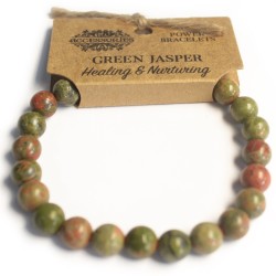 Brazalete de Energía - Jaspe verde - 1