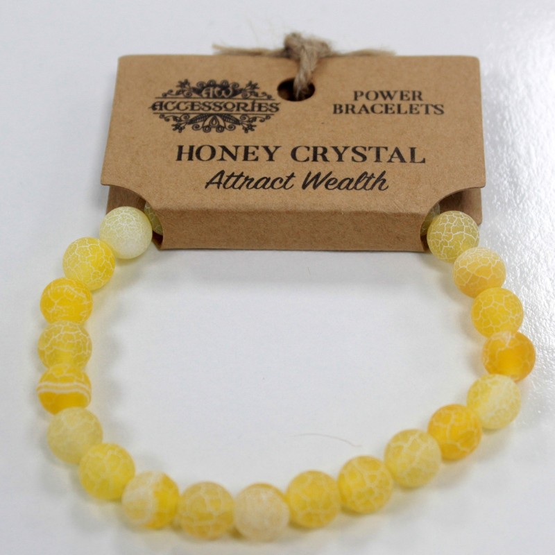 Energy Bracelet - Honey Crystal-ENERGY BRACELETS-HOSTENATURA