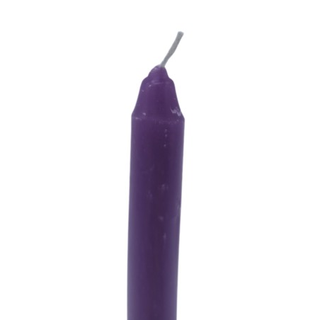 Conjunto de 10 velas moradas - Transformación - Velas mágicas hechizadas - 10