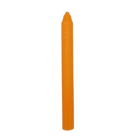 Conjunto de 10 velas naranjas - Buena energía - Velas mágicas hechizadas - 11