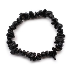 Bracciale Frammenti di Agata Nera - Pietre preziose