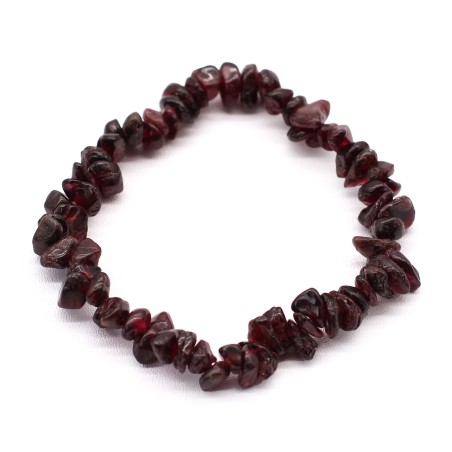Pulsera Fragmentos de Piedras Preciosas - Granate de sangre  - 1