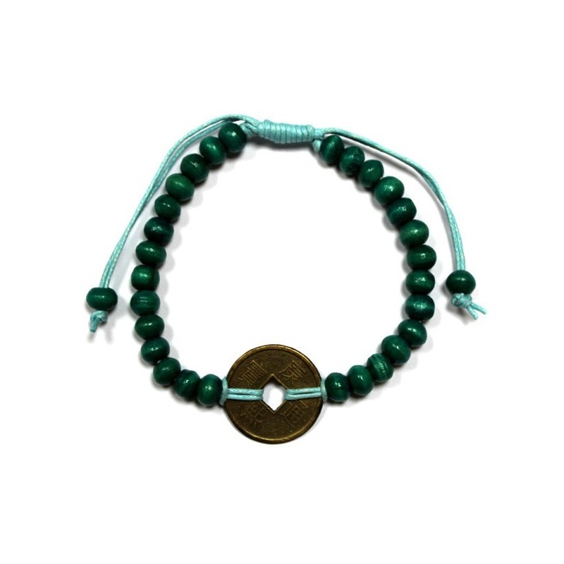 Bracciali Feng Shui - Verde-BRACCIALETTI FENG SHUI BUONA FORTUNA-HOSTENATURA