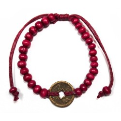 Bracelets Feng Shui - Rouge