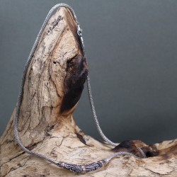 Silver and Gold Necklace - Tribal