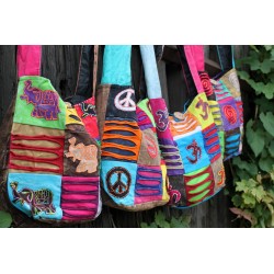 Bolso Étnico Estilo Hippie - Púrpura / espiral - 2