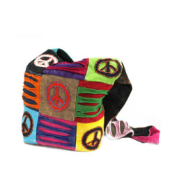 Bolso Étnico Estilo Hippie - Arena / paz