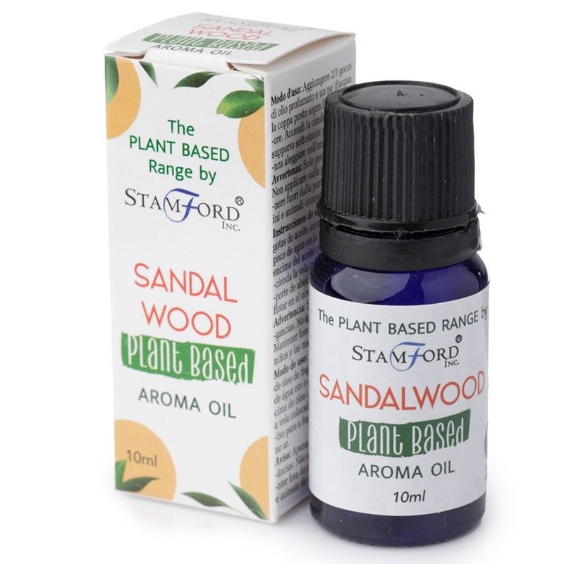 Aceite Aromático Sándalo Sandalwood STAMFORD - 植物ベース - 10ml-植物ベースのアロマオイル-HOSTENATURA