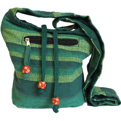 Sac à bandoulière Népal - Vert forêt