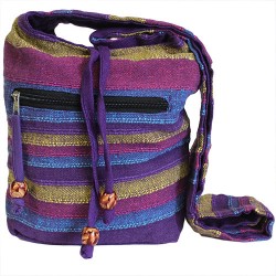 Bolsa tipo estilingue Nepal - flores silvestres