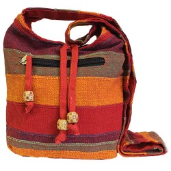 Nepal Crossbody Bag - Red Sunset Reds