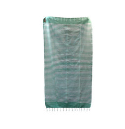 Toalla Pareo de Algodón - 100x180 cm - Verde Picnik