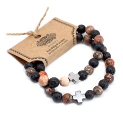 1 Pulsera con Piedras Preciosas-Eternidad - 1