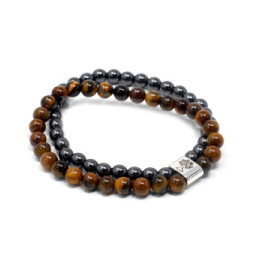 Pulsera de Piedras Preciosas Magnéticas - Ojo de Tigre