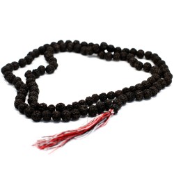 108 Rudraksha Japa Mala – Ciemny