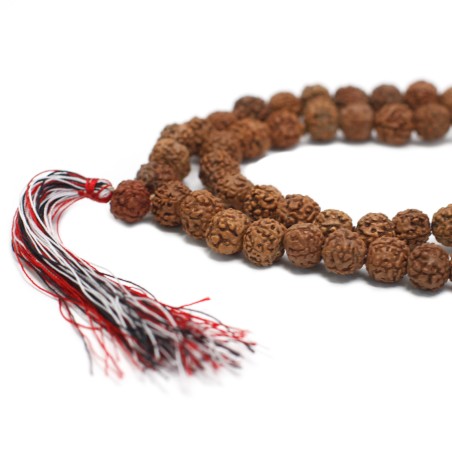 108 Rudraksha Japa Mala - Natural  - 2