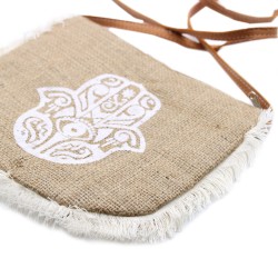 Bolsa con flecos - Hamsa