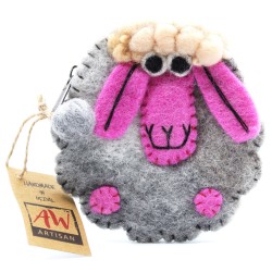 Etui z naturalnego filcu (surt) - Happy Sheep