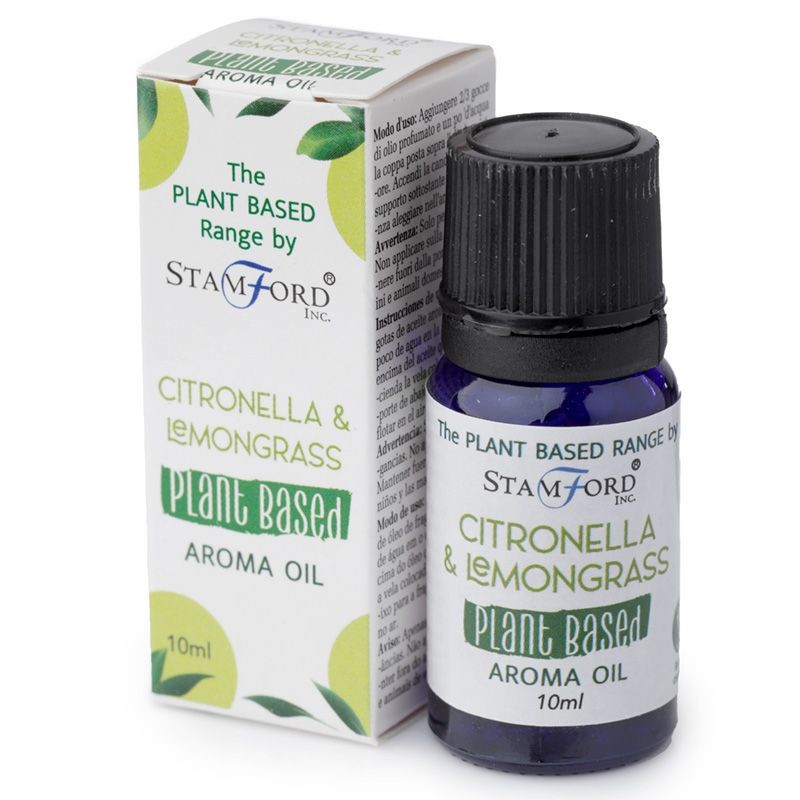 Citronella Citronella & Lemongrass Aromatic Oil STAMFORD - Plant Base - 10ml-PLANT-BASED AROMATIC OILS-HOSTENATURA