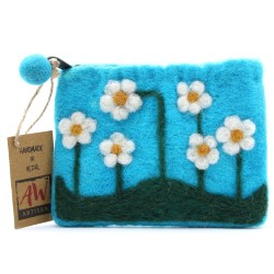 Natural Felt Case (assortment) - Flower Garden