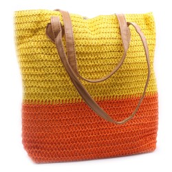 Retour aux sacs de bazar - Jaune et orange