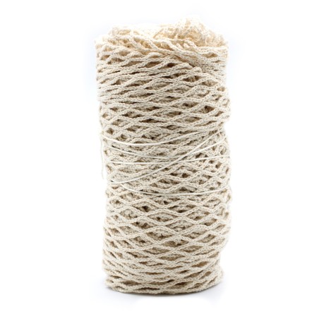 Bolsa de Malla de Algodón Puro - Natural  - 3