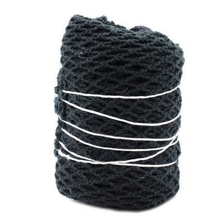 Bolsa de Malla de Algodón Puro - Negro  - 2