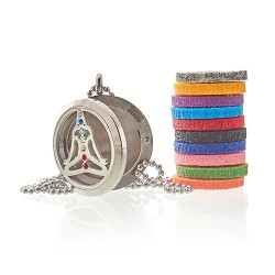 Collar de Joyería de Aromaterapia - Yoga Chakra - 30mm - 2