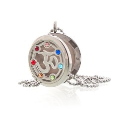 Collar de Joyería de Aromaterapia - OM Chakra - 30mm - 4