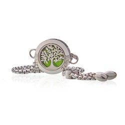 Pulsera de Cadena de Aromaterapia - Árbol de la Vida - 20mm - 1