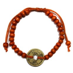 Bracelets Feng-Shui Bonne Chance - orange