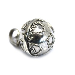 Angelo campana in argento - Amore - 12 mm