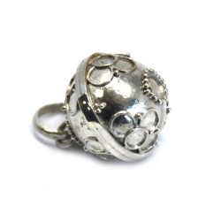 Cloche Ange Argent - Foi - 12mm